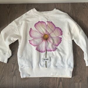 Zara Kids Off-White Sweatshirt
